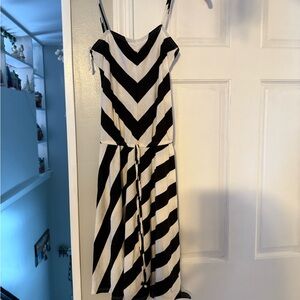 Black and white dress